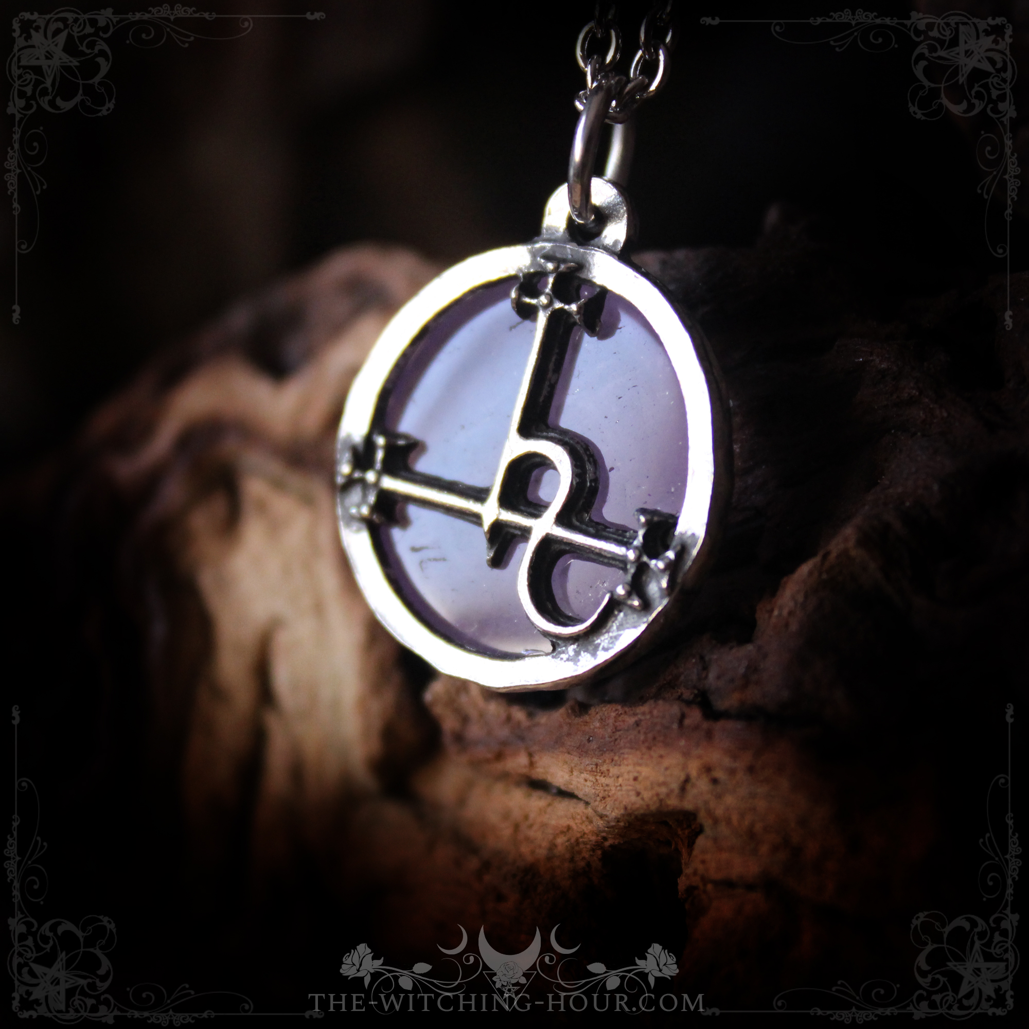 Sigil of Lilith pendant, double sided pendant Lilith seal